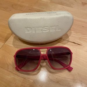 Diesel Pink Aviator Sunglasses 😎